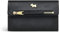 Radley London Pickwick Geldbörse für Damen, aus weichem, genarbtem Leder, Druckknopfverschluss, mit 6 Kartenfächern innen, Schwarz , M, Zeitgenössisch mit klassischen Elementen