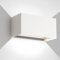 25W LED Wandleuchte Aussen Innen Außenwandleuchten IP65 Wasserdichte Wandlampe Modern Aluminium Außenleuchte Wand Ausenbeleutung Hauswand up and down Einstellbar Lichtstrahl, Weiß 6500K Kalt weiß