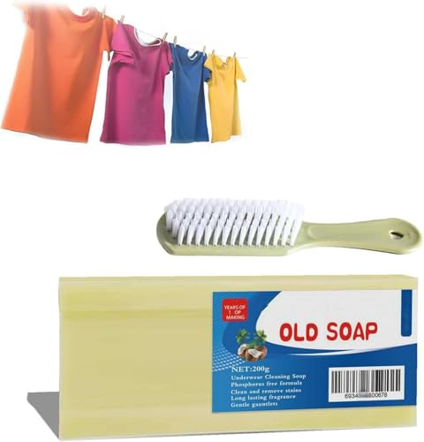 All Purpose Stain Removing Soap, Underwear Cleaning Soap and Remove Stain Clothes, Gentle Without Hurting Hands (3)