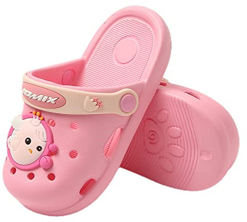 JOMIX Ciabatte Bambino Estive Sandali Bambina Comodi Zoccoli Bimbo Bimba Morbidi Pantofole Bimbi Bambini da Mare Spiaggia Casa Piscina SP2404 Fuxia 22/23 150mm