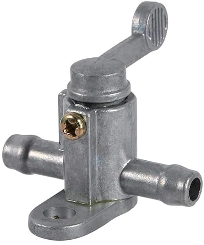 AUTOZOCO Válvula De Gasolina Universal para Motores De Combustión, Llave Combustible, Grifo del deposito de Gasolina, Válvula Gasolina para Motocicleta, ON/Off, Cierre Tanque, 8 mm