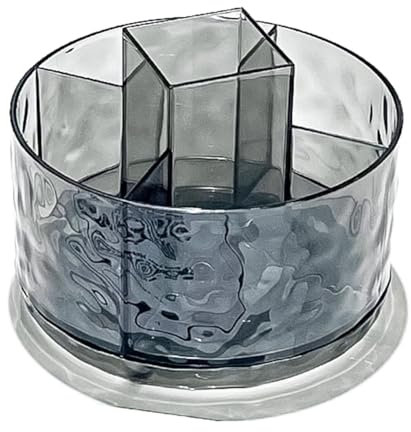 Osmond Organiseur de pinceaux de maquillage, rotatif à 360 °, 5 emplacements pour pinceaux de maquillage