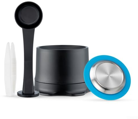 Dosettes de café rechargeables pour Zenius en acier inoxydable, respectueux de l'environnement (c)