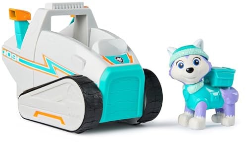 PAW PATROL, Schneemobil mit Everest Spielfigur (Basis Fahrzeug, 2025), Spielzeug für Kinder ab 3 Jahren