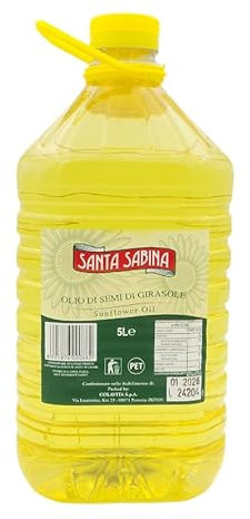 Olio di Semi di Girasole Santa Sabina Tanica in Pet 5 Litri