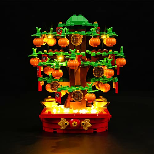 cooldac LED Licht-Kit für Lego 40648 Money Tree Bausteinen Modell, Led Beleuchtungs Set Kompatibel mit Lego 40648 (nur Lichter, Keine Lego-Modelle)
