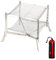 Four solaire portable avec tube à vide de grand diamètre de 137 mm, cuiseur solaire de grande capacité de 3,5 L, four d'extérieur à concentration de chaleur sous vide à 360 °, réchaud de camping