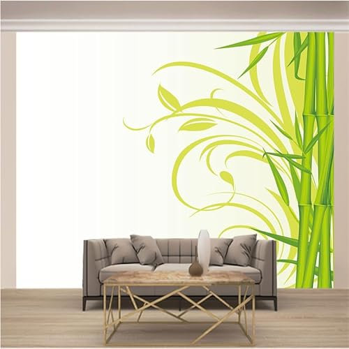 ZYCAFJ Tapeten Wandbild Bambus 3D Wandtapete Hintergrundbild Fototapete Wandbild 3D Wandbild Tapete Für Baby Kinder Kinderzimmer 3D Wandmalereien Fresko 430cm×300cm(Breite x Höhe)