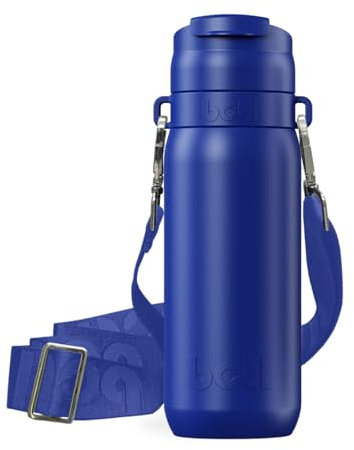 One Green Bottle –Brew Flask Stainless Steel Reusable Insulated Coffee Cup, Leakproof Travel Mug, Coffee, Tea, Hot Drink Flask with Flip Cap, Handle and Carrier - BOTL 600ml Prince