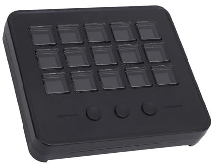 Bewinner LCD -benutzerdefinierte Tastatur für, Stream Control Deck mit 15 Anpassbaren Tasten, Studio Controller Gaming Workflow -Makro -Tastatur für OBS -PC