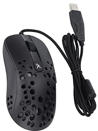 Jectse Gaming-Maus, 8000 DPI Einstellbare Kabelgebunden USB-Maus MIT RGB-beleiltung, Tragbrarenergonomische Computermaus für Gaming-PC-Gamer
