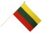 Flaggenfritze Stockflagge Litauen - 30 x 45 cm