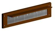 STORMGUARD Letterbox Cover Draught Excluder with Brush - Brown with flap
