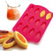 YOKO DESIGN 1248 Moule à Barquette Silicone/Platine Fuchsia 33,3 x 18,8 x 1,5 cm