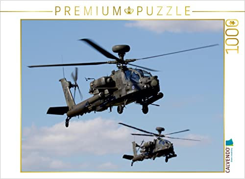 CALVENDO Puzzle WAH-64D Apache Longbow British Army Air Corps 1000 Teile Puzzle quer | 1000 Teile Lege-Größe 64 x 48 cm Foto-Puzzle für glückliche Stunden