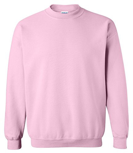 Gildan Men's Heavyweight Waistband Sweatshirt, Light Pink, 2XL