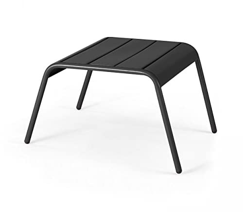 Oviala Repose Pied en métal Anthracite - Palavas
