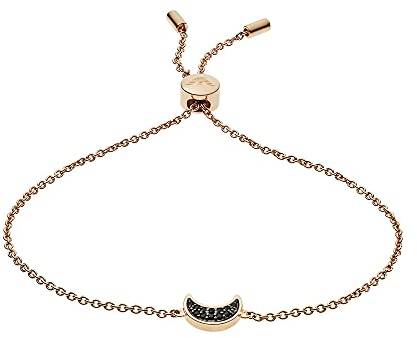 Emporio Armani Armband Für Frauen, Innenlänge: 160-235 mm; Größe Mond: 9X7X2 mm Rose Gold Sterling Silber Armband, EG3369221