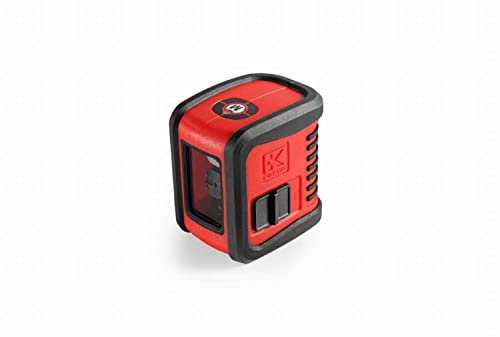 KAPRO 5842 PROLASER BAMBINO, Mini NIVEL láser autonivelante, para interiores, cruz, Alcance 15 m, Rayo ROJO