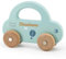 Elefantasie Spielzeug Auto aus Holz Mint personalisierbar mit Name Holzauto Baby Geschenk mit Gravur