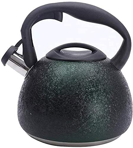 ZHANGZONG Bouilloire INOX Théière en Fonte Bouilloire sifflante Bouilloire à thé sifflante en Acier Inoxydable, Plaque de Cuisson, Chauffe Rapidement et Facilement en Toute sécurité. pour la mai