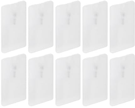 10pcs 20ml Pocket Perfume Spray Bottles, Cardcase-like Plastic Travel Fine Mist Spray Bottle Protable Refillable Perfume Atomizer Empty Flat Atomizer Pump for Essential Oils Hand Sanitizer Alcohol