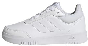 adidas Mixte enfant Tensaur Sport Training Lace Shoes, Cloud White / Cloud White / Grey One, 28 1/2 EU