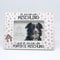 power gift MISCHLING - Bilderrahmen mit Mischlingshund Motiv und tollen Spruch. Rahmen mit Hund. Fotorahmen zum Aufstellen oder Aufhängen. Geschenk für Hunden Besitzer.