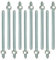 Isolbau Ankerstangen M12 x 220 mm - 10 Stück ETA Zulassung Gewindestange Verbundanker verzinkt mit Mutter & Unterlegscheibe Schwerlast-Anker Schwerlast-dübel