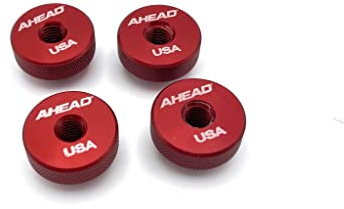AHEAD SPEED NUT CYMBAL TOP 4 PACK - RED