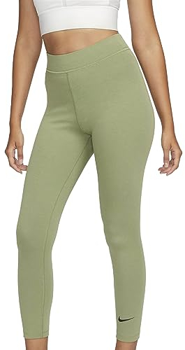 Nike Damen NSW CLSC Leggings, Oil Green/Black, M EU