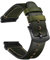 CeiBand Correa Cuero para Garmin Quickfit 22mm/26mm, Hombres Mujer Cómoda Correas Cuero Suave Muñequeras para Garmin Quickfit 22mm/26mm (Verde)