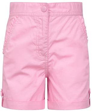 Mountain Warehouse Shore Shorts für Kinder - Kindershorts aus 100% Baumwolle, Kurze Atmungsaktive Hose, Strand Shorts, Lässige - Frühling, Sommer Hellrosa Kinder 140 EU (9-10 Jahre)