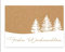 10 Premium-Weihnachtskarten Klappkarten 10,5x14,8cm - mit 10 Kuverts in Naturpapier merry christmas frohe Weihnachten Grußkarte zu Weihnachten Weihnachtskarte x-mas