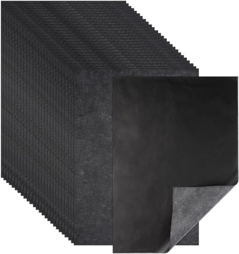 100 Stück Kopierpapier, A4, Kohlepapier, wiederverwendbar, Schwarz, Kohlepapier, Transferpapier, zum Zeichnen von Zeichnungen, DIY usw. (21 x 29,7 cm)