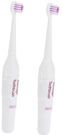 YARNOW 2stücke Elektrische Haustier-zahnbürste Leichte Akustische Tierzahnbürste Sanfte Reinigung Für Kleine Und Große Hunde Ohne Batterie Tragbar Zur Zahnpflege Gegen Mundgeruch