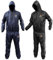 NORTH EDGE Heavy Duty Sweat Suit Sauna for Exercise Gym Sauna Suit Fitness workout Anti-Rip (Navy Blue Hooded, Medium)