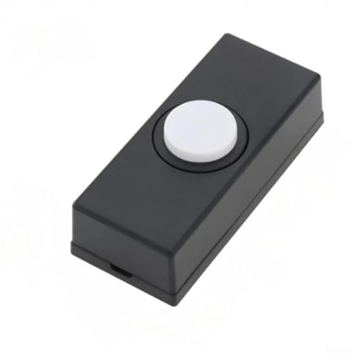 Replacement Doorbell Push Button, Compatible with Wired, Smooth Functioning