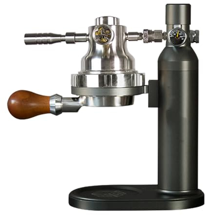 KHZKHC Pneumatic Espresso Coffee Machine, Manual Espresso Machines, With Pressure Gauge, Adjustable Bracket, Fast Exhaust
