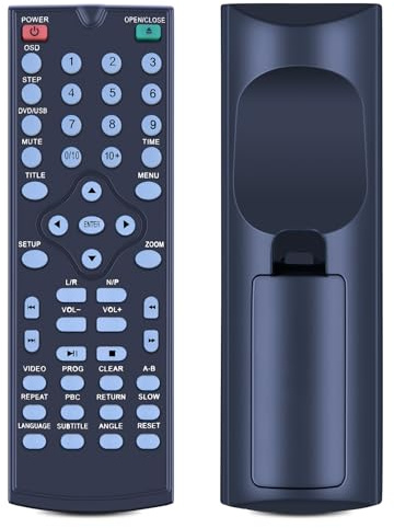 TCNOUMT Replacement Remote Control Suitible for Majority CD Player | for Majority DVD Player Scholars SCH-DVD-BLK