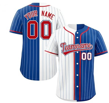 Individuelles Baseballtrikot Personalisierte Baseball-Trikots Baseball-Shirts Baseball Sportuniform für Männer Frauen Jugendliche Druck-Namennummern Button-Down Baseball Jersey Shirt Kleidung