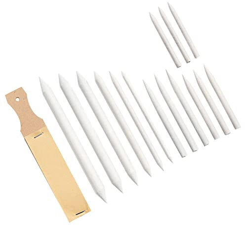 AUTSUPPL 16pcs Drawing Sketching Blending Stumps Kit Professional Shading Tools for Artists Ideal for Pencil and Sketches for Blending and Smoothing Techniques