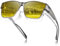 DUCO Nachtsicht Fahrbrille Fit über Brille für Männer Frauen Anti Blendung Polarisierte Gelbe Nachtlinse 8990 (Grau)