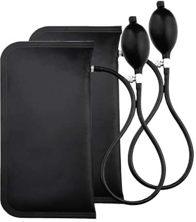 Tebbomp Air Wedge Pump Professional Leveling Kit & Alignment Tool Inflatable Shim Bag, 440 LB Rating, 19.7Inch Long Hose, 2 Pack