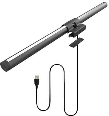 Nexusectar Monitor Light Bar - 45x7x6cm Adjustable Screen Lamp, LED Desk Lighting, Anti-Glare Computer Monitor Light | 3-Color Dimmable Eye-Caring Lamp for Office Home Dorm College Workbench Cubicle