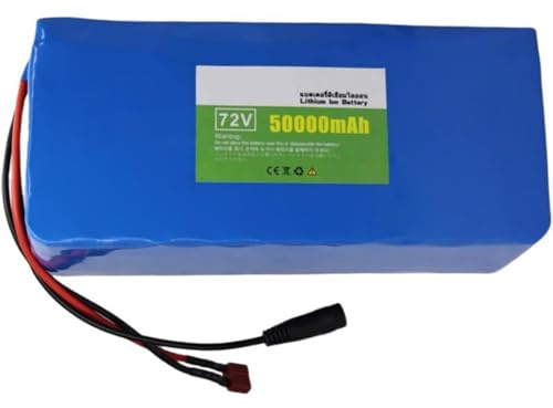 72V 50Ah 20S2P Waterproof Lithium-Ion Battery for E-Bike with Charger