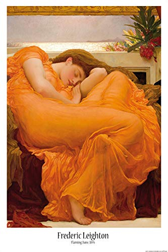 1art1 Frederic Lord Leighton Poster Flaming June, 1895 Plakat | Bild 91x61 cm