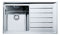 Franke neptune - Fregadero npx-611/d acero inoxidable