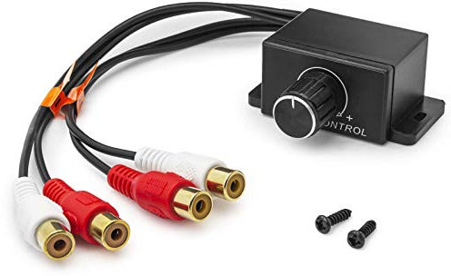 Bass Sound Steuerung Adapter Control Cinch Car Auto Radio Audio Pegel Regler