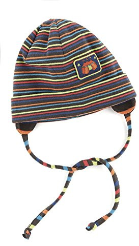 Sigikid 146514 Mütze bunt gestreift, gefüttert Baby